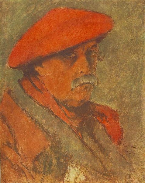 Self-portrait with Red Beret